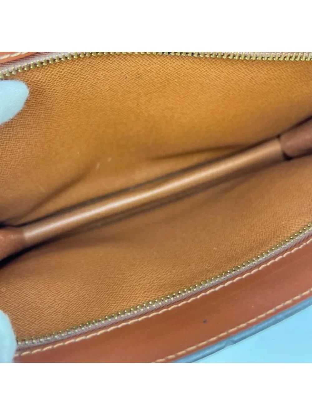 Louis Vuitton Monogram Pochette Homme Second Bag Brown